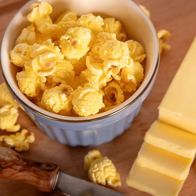 Pop Island Popcorn Austin. Butter Popcorn
