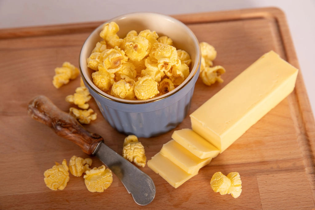 Pop Island Popcorn Austin. Butter Popcorn