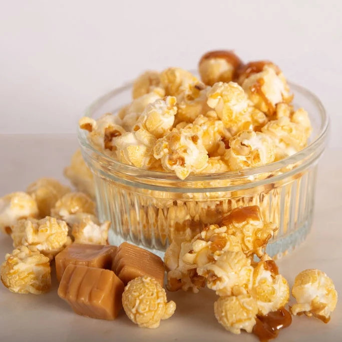 Pop Island Popcorn Austin. Crunchy Caramel